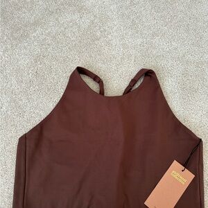 Girlfriend Collective Cocoa sports bra